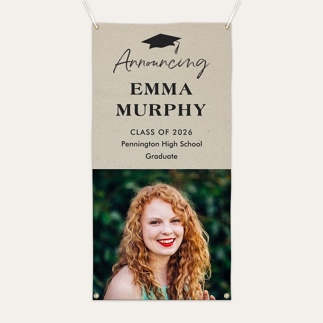Artisan Crafted Graduation Banner  Custom Banners