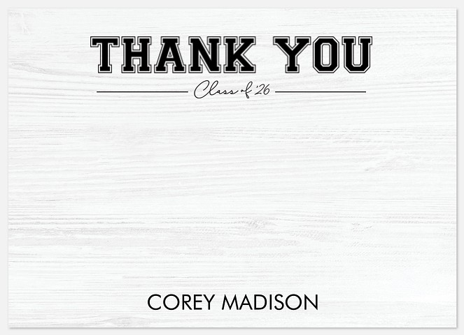 Prep Thanks Thank You Cards 