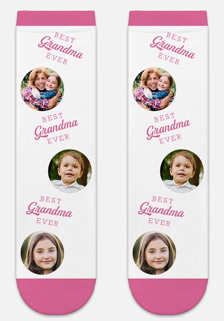 Best Grandma Ever Custom Socks