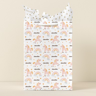 Shining Star Unicorn Rainbow Gift Bags