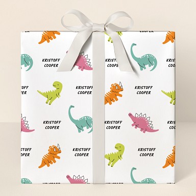 Dinosaur Fun Wrapping Paper