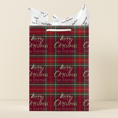Rustic Plaid Gift Bags