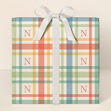 Colorful Plaid Wrapping Paper