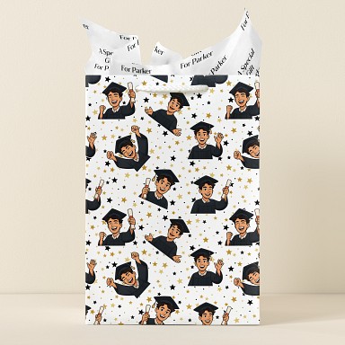Cartoon of You Congrats Grad Gift Bags