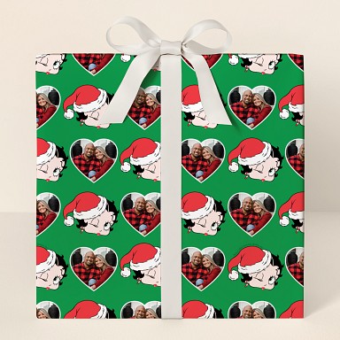 Betty Boop™ Christmas Photo Wrapping Paper