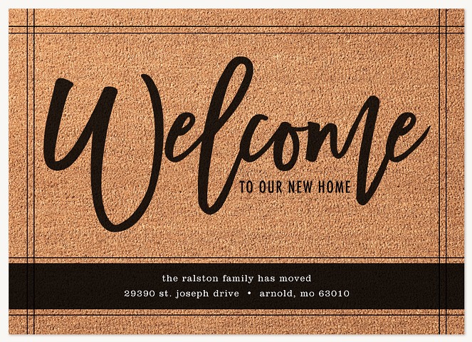 Welcome Mat Moving Announcements