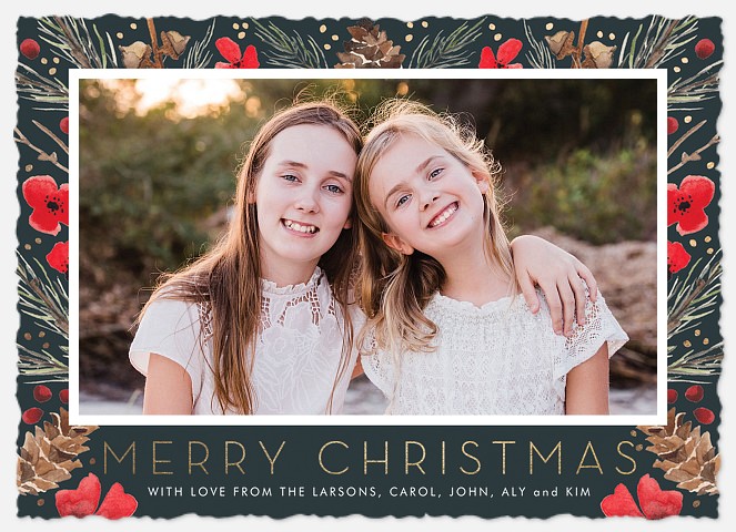 Brilliant Boughs Holiday Photo Cards