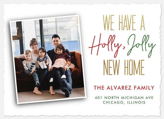 Holly Jolly Home Holiday Photo Cards
