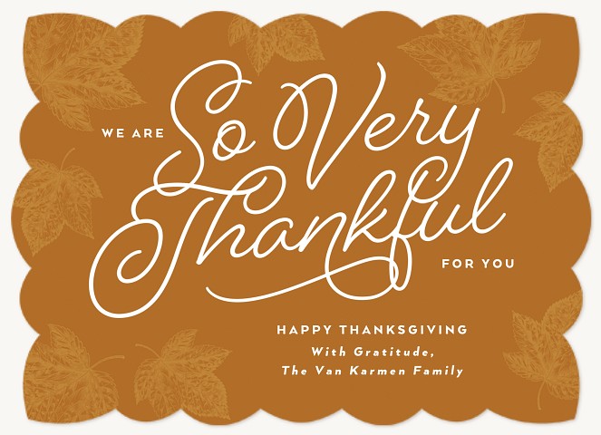 Very Thankful Thanksgiving Cards