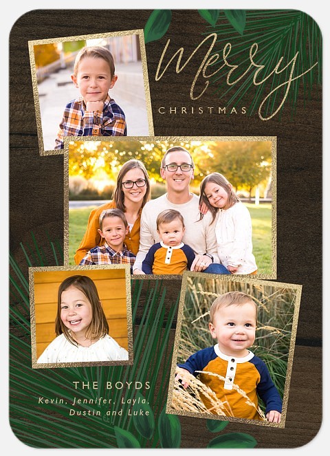 Plentiful Pine Holiday Photo Cards