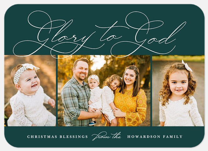 Highest Glory Holiday Photo Cards