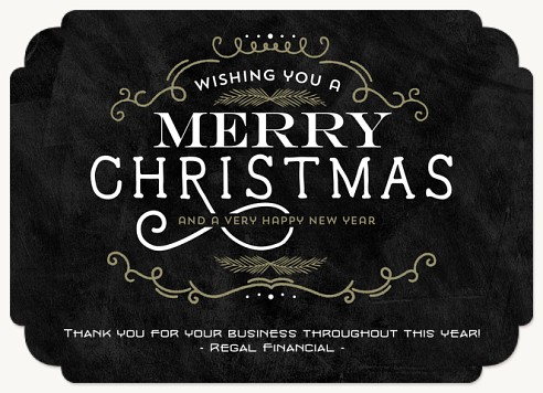 Ornate Wishes Christmas Cards for Business