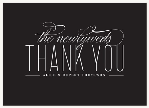  Newlywed Thank You Thank You Cards 