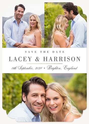 Classically Elegant Save the Date Cards