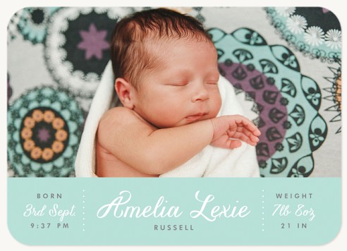 Beloved Welcome Baby Announcements