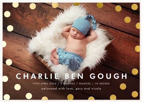 Cherished Gift Baby Announcements