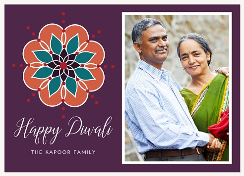 Bright Symbol Diwali Greeting Cards