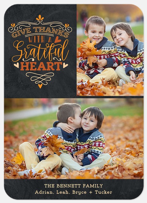 Grateful Heart Thanksgiving Cards