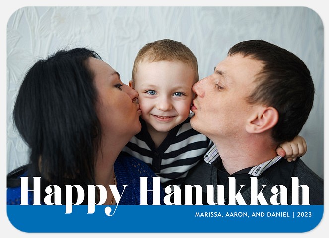 Happy Tradition Hanukkah Photo Cards