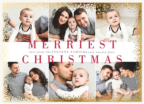 Merriest Confetti Christmas Cards