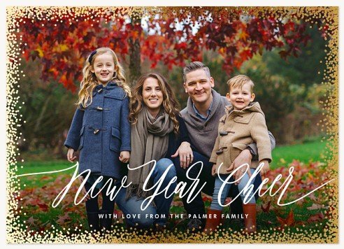 Bright Borders New Year Cards
