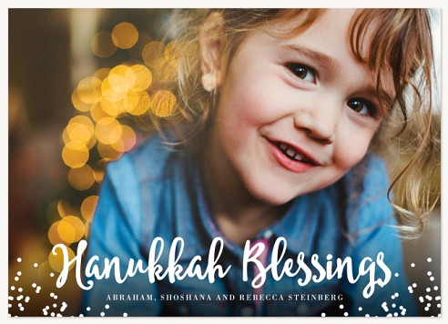 Dotted Blessings Hanukkah Cards