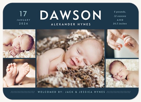 Born Distinguished Baby Announcements