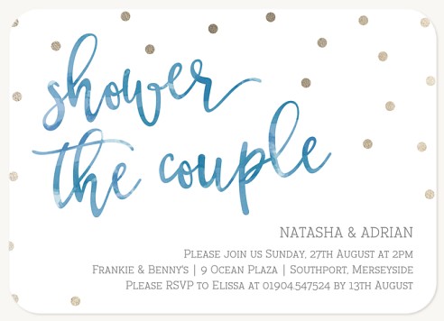 Shower The Couple Hen Party Invitations