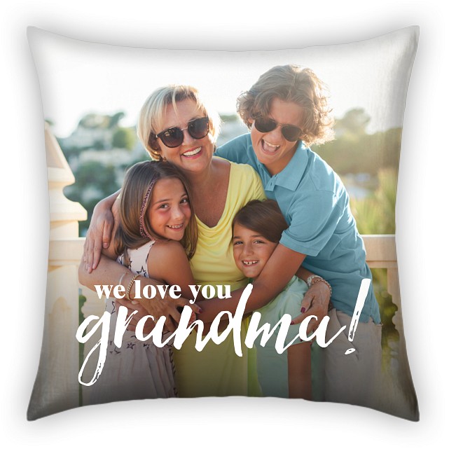 Love You Grandma Custom Pillows