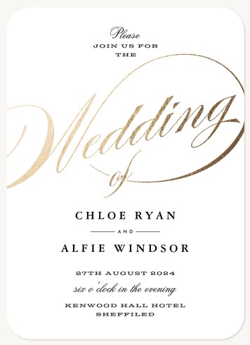 Simply Timeless Wedding Invitations