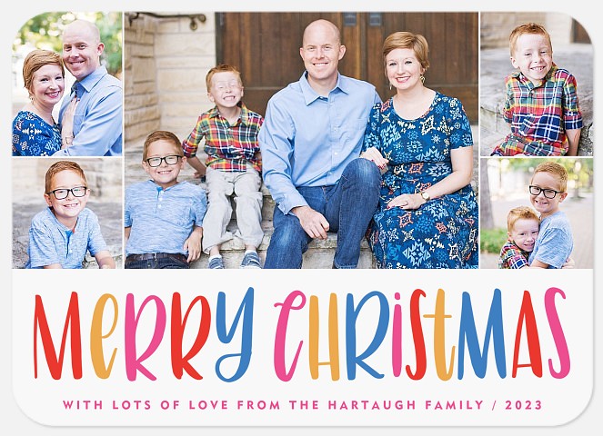 Merry Gumdrops Holiday Photo Cards