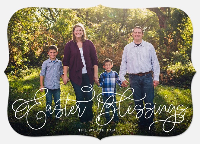 Fanciful Blessings Easter Photo Cards