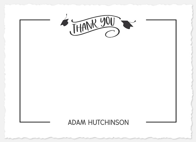Academic Status Thank You Cards 