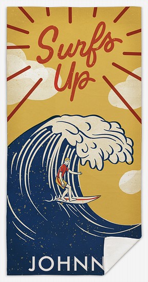 Vintage Surf Custom Beach Towels