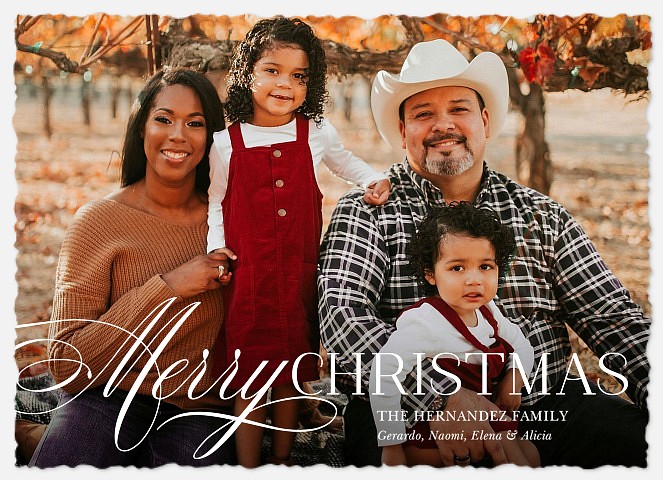 Calm and Bright Holiday Photo Cards