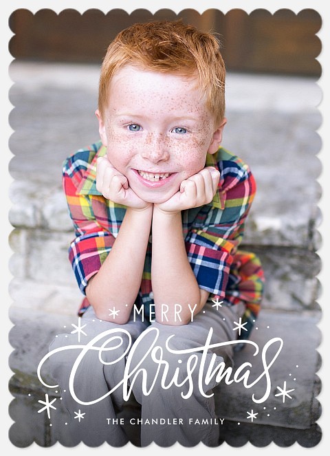 Frosted Greetings Holiday Photo Cards