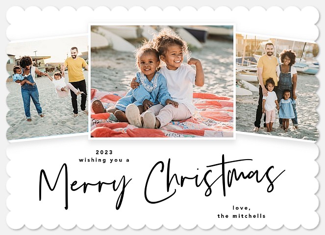 Modern Frames Holiday Photo Cards