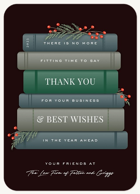 Law Library Business Holiday Cards