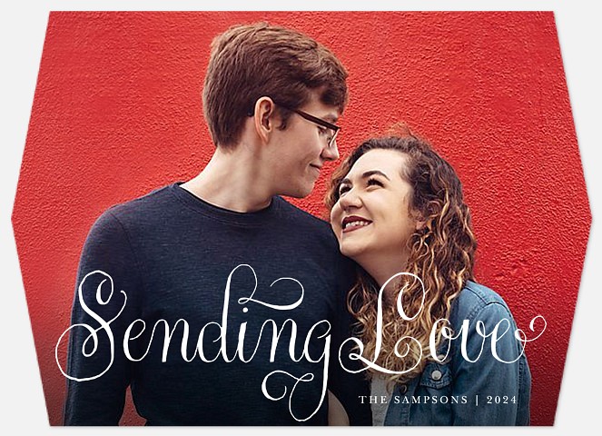 Sending Love Valentine Photo Cards