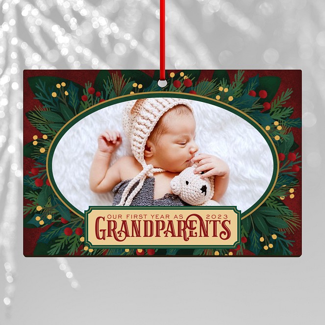 New Grandparents Custom Ornaments