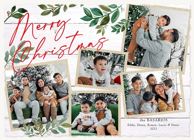 Barn Life Personalized Holiday Cards