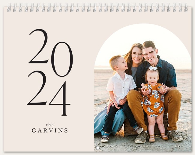 Minimal Archway Calendar Custom Photo Calendars