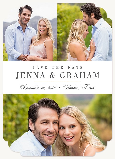 Classically Elegant Save the Date Cards