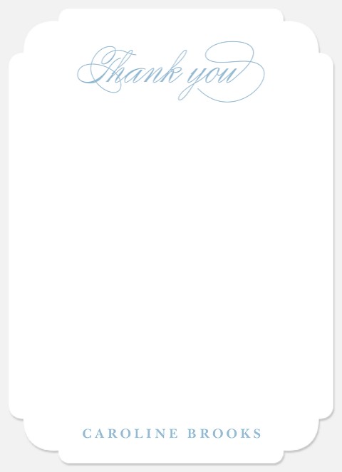 Chic Scholar Thank You Cards 