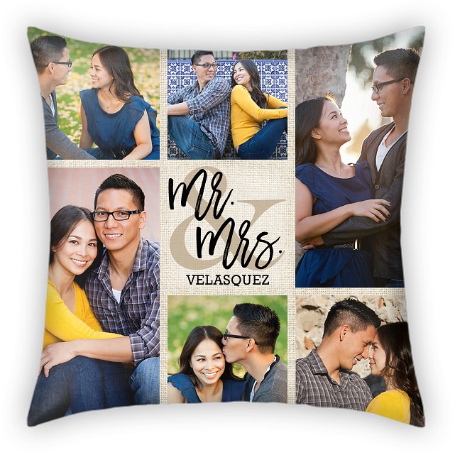 Celebrated Matrimony Custom Pillows
