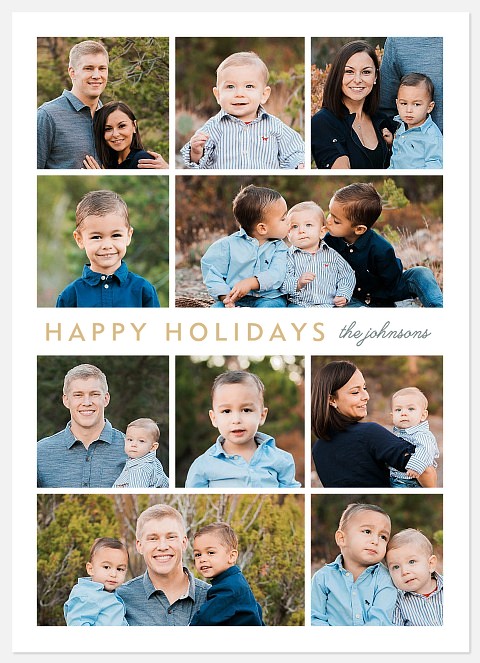 Holiday Reel Holiday Photo Cards