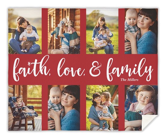Family Faith Custom Blankets