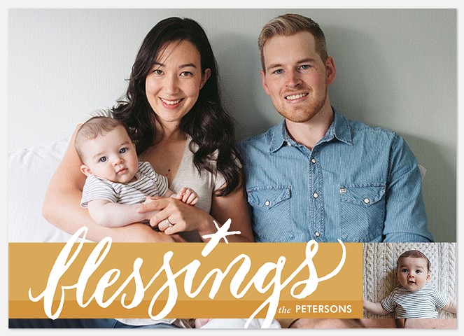 Blessings of the Season Holiday Photo Cards