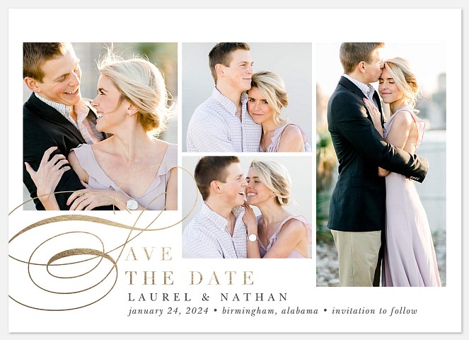 City Waltz Save the Date Photo Cards