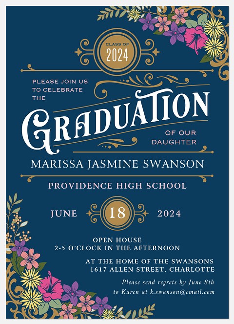 Ornate Traditions Graduation Cards